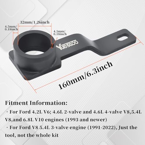 Image of 3Pcs Camshaft Holding Tool Kit with Crankshaft Positioning Tool, Compatible with Ford (F-Series Truck) F150 F250 F350 F450, Econoline Expedition 4.6L 5.4L 6.8L V8 V10, 303-557 303-448 6477 6024