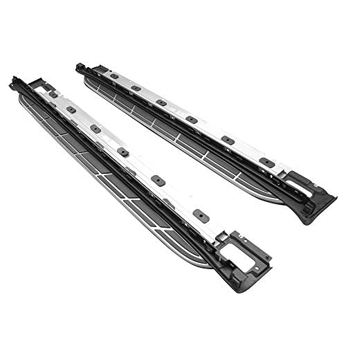 Estribos para Porsche Cayenne 2011-2018 aluminio negro y plata miniatura 4