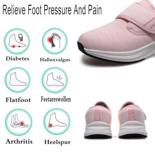 Diabetic Shoes for Women Walking Orthotic for Swollen Feet | Foot Pain Relief3