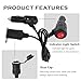 3Ft Car Cigarette Lighter Extension Cord with On Off Switch & Dust Cap,12V Cigarette Lighter Socket with 18AWG Extension Cable & 15A Fuse,Cigarette Lighter Plug Fit for Air Compressor (1 Tuo 1)