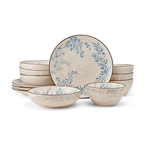 Pfaltzgraff Bella 12 Piece Dinnerware Set, Service For 4, Multicolor