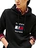Tommy Hilfiger Men’s Linear Flag Graphic Cotton Hoodie, Black (Black), XXXL #2