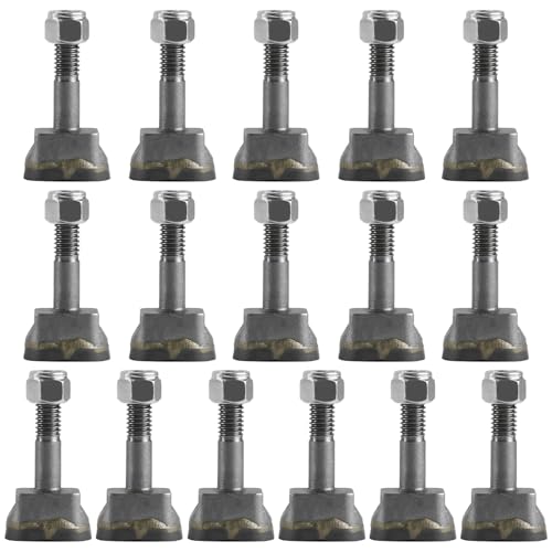 Aftermarket 16 Pack Stump Grinder Teeth Compatible with Yellow...