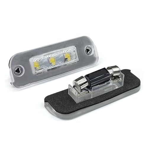 Luz placa matrícula coche LED blanca para Benz W251 W164 X164 2 uds 3