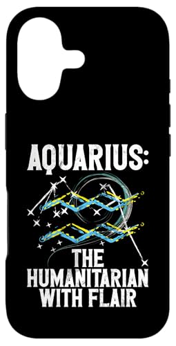 才能のある人道主義者アクエリアス スマホケース iPhone 17 用