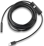 Endoskopkamera mit Licht, 1920 HD Rohrkamera mit 8 LEDs, IP67 Inspektionskamera Kein WLAN...