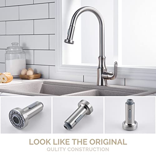 Angle Simple TN04 Kitchen Faucet Sprayer Head, Angle Simple Pull Out Sink Faucet Spray Head Nozzle Kitchen Pull Down Faucet Nozzle Spout Replacement Part 2 Functions thumb #8