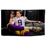 Joe burrow smoking cigar Poster Flag Aesthetic Decorative Durable 3x5 Feet Flag Suitable For Indoor And Outdoor Decorate for College Dorm Room ,Parties, travel, filming, events, festivals Decor Wall