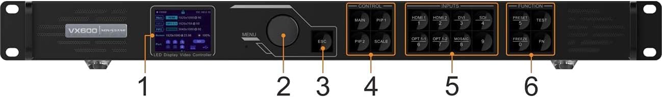 NovaStar Controlador de pantalla LED VX600
