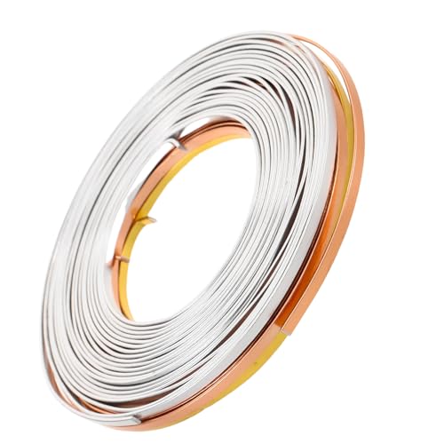 Alambre plano de aluminio maleable y ligero para un modelado DIY preciso
