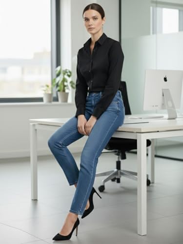 Image of Thevasa Women's Classic Button Down Shirt