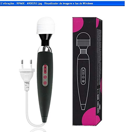 Vibrador Massageador Íntimo Microfone Bi-volt com 12 vibrações - VIPMIX - AV002S / 5036