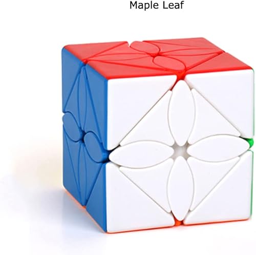 Miniatura 2 de AI-YUN Juego de 3 cubos de velocidad, Polaris, hoja de arce y trébol, rompecabezas de cerebro, juguetes educativos de 2.2 in