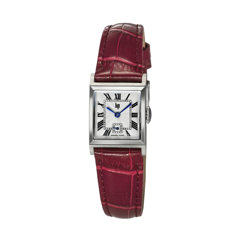 Lip Montre Churchill C18 Bracelet Cuir Rouge