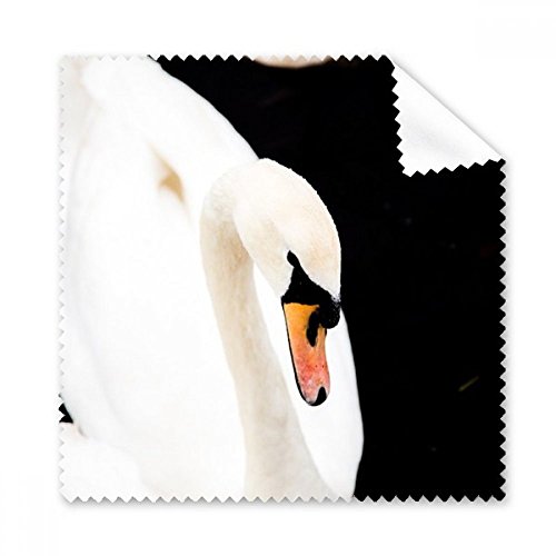 Chiffon de nettoyage cygne blanc pour lunettes et écrans de téléphone