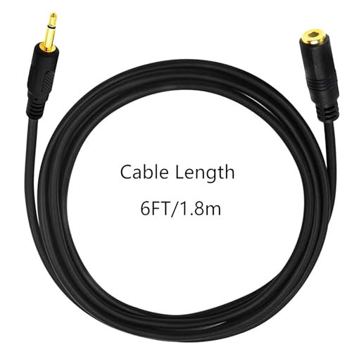 Cable Extensor Monoaural 3.5mm 1.8m Negro miniatura 5