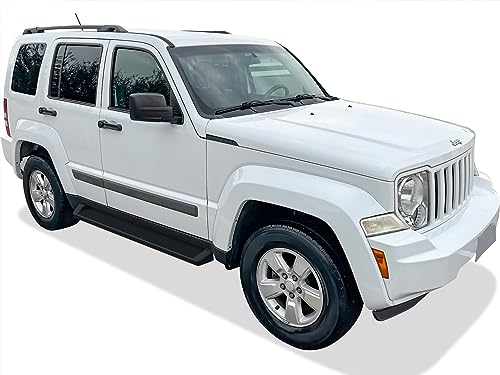 Estribos HD Ridez 6" Negros para Jeep Liberty 2008-2013 miniatura 6