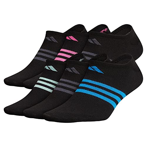Image of adidas Womens Superlite No Show Socks (6-pair)