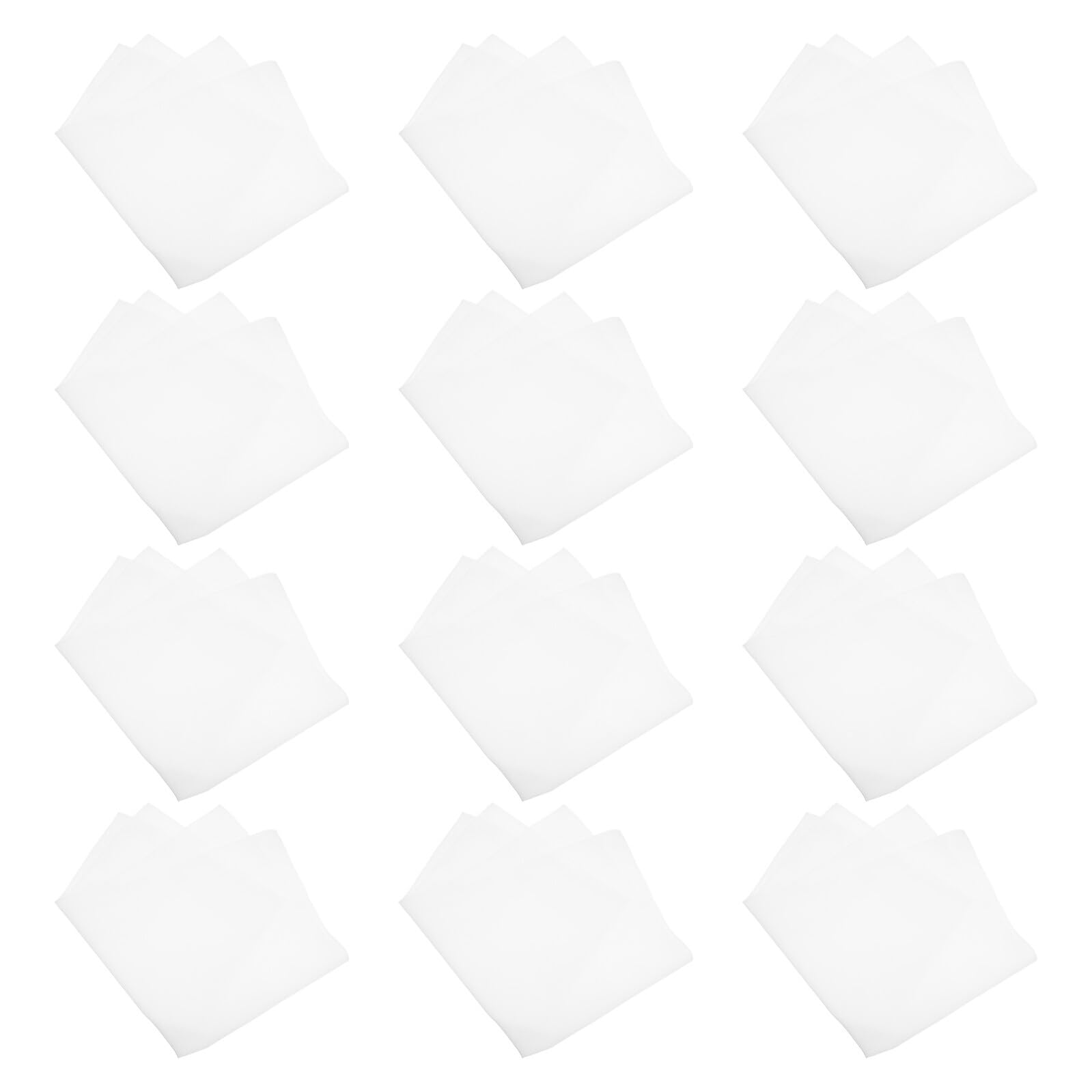 Serviettes pour boissons et décoration de table de mariage champêtre ou chic lot de 12