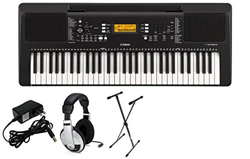 Yamaha PSRE363 Premium Keyboard Package with YXKS Stand