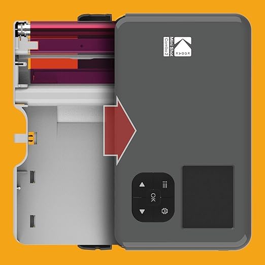 Image of 30 Pack Kodak 4PASS Real Photo (2.1 inchx3.4 inch) & Laminate Process Cartridge, All-in-One Paper and Color Ribbon Refill-Compatible with Kodak Mini 2, Mini 2 Plus, Mini 2 Retro, Mini Shot, Mini Shot 2 Retro