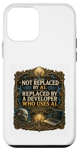 AI Funny Developer Programmer Coders�ɒu���������܂���B �X�}�z�P�[�X iPhone 12 mini �p