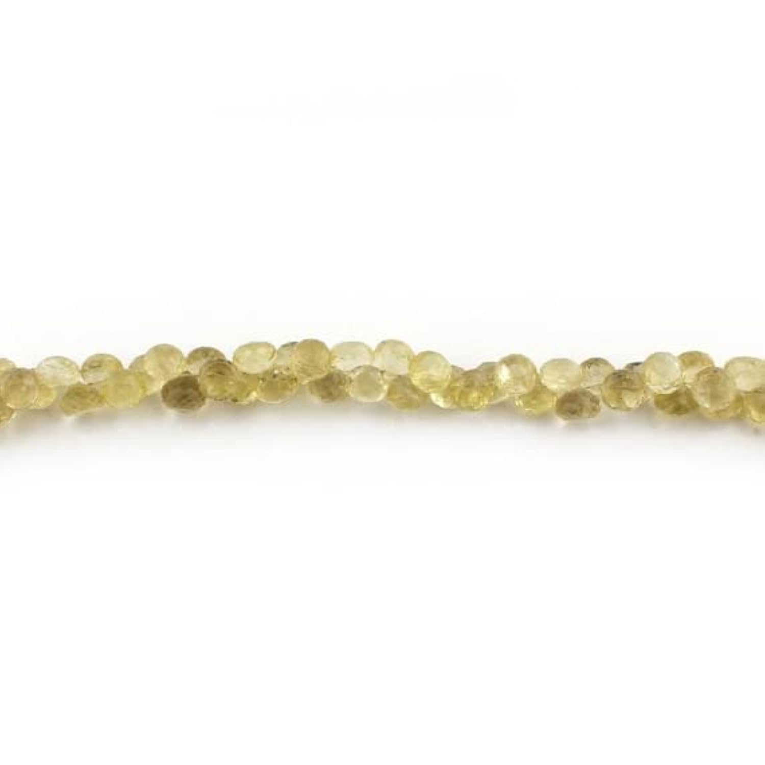 Quartz citron facetté LKBEADS perles oignons pour bijoux chargés d'énergie