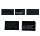 5 x Label Sticker for PS4 Pro Slim 1000 1100 1200 2000 Console Housing Seals Tamper-Proof Label Warranty Repair Sticker (PS4 Pro)