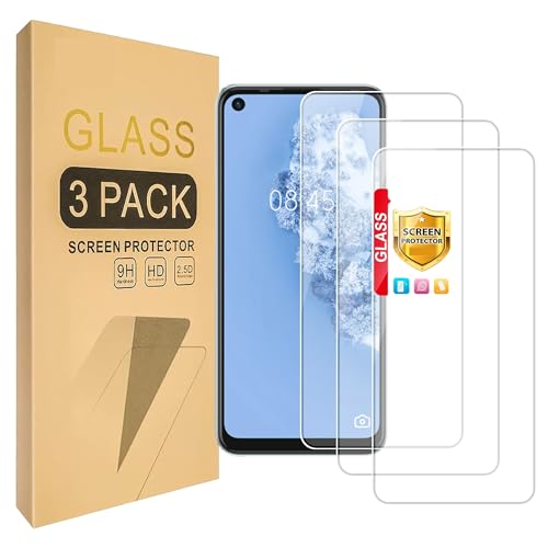 Lucyliy [3 paquetes] Protector de Pantalla para Motorola One Vision Protector de Pantalla Vidrio Templado, Cubierta Protectora [Dureza 9H][Alta Definición][Antiarañazos]
