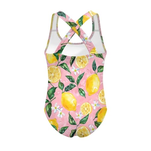 Image of JEOCODY Swimsuit for Girls One Piece Bathing Suit for Teens Crossback Hawaiian Beach Swimwear