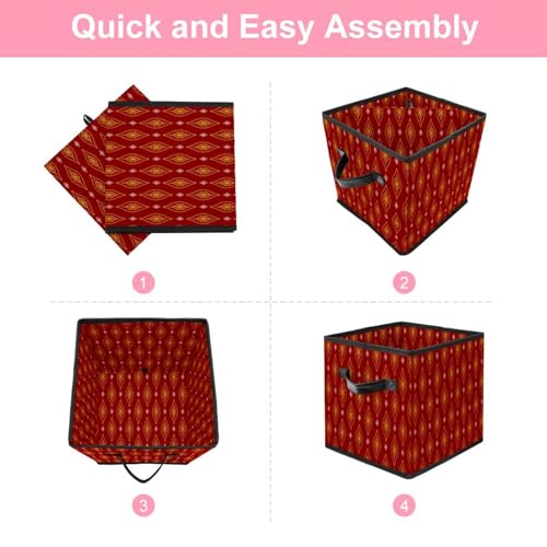 Boîte de rangement pliable pour placard et chambre d'enfant - 6