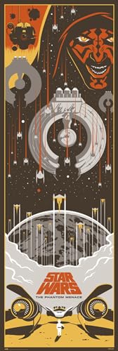 Grupo Erik Erik   Póster Star Wars Episodio I (53 x 158 cm)