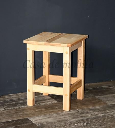 CASA Holzhocker Nachttisch Sitzhocker Blumentisch Beistelltisch Kernbuche massiv geölt