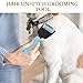Toddmomy Multi-Purpose Pet Comb Dog Hair Remover Brush Pet Supplies Abs Material for Dog Coat