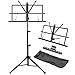 IRONTREE Music Stand - Folding Music Holder with Carrying Bag