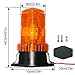 eTzone 30 LED Amber Forklift Strobe Light 30W Vehicle Roof Safety Beacon Light for 10-110V Mower, ATV, Trucks, Tractor, Golf Carts, UTV, Cars, Bus - 6 Pack