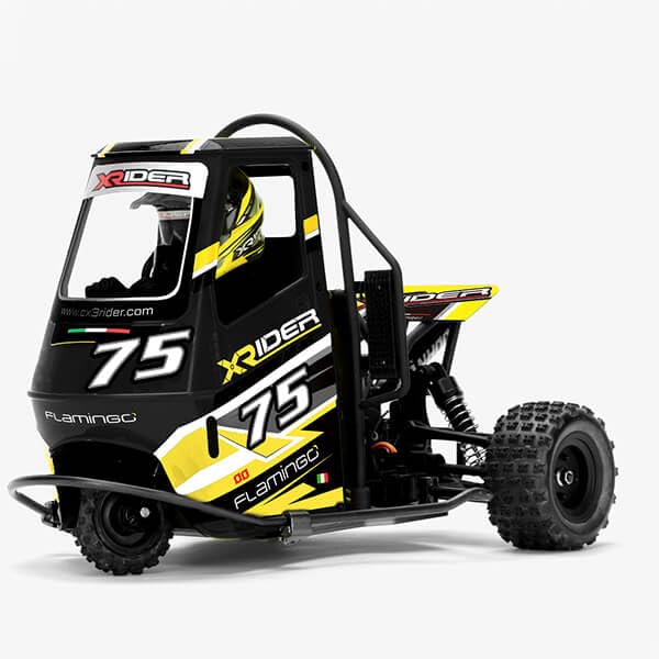 X-Rider FLAMINGO 1/8 RC TRICYCLE RTR - BLACK