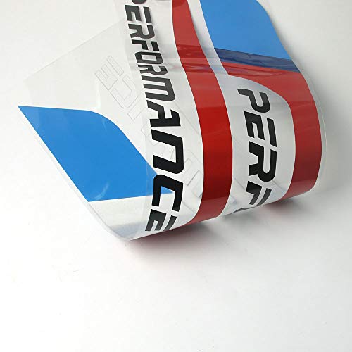 Image of 2pcs Car Performance 2018 Front Rear Windshield Banner Windows Decal Stickers for X1 X3 X5 X6 Z4 M3 M4 M5 (Black)
