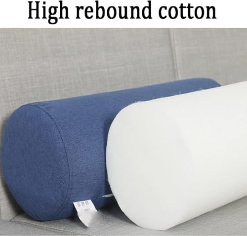Cuscino ergonomico a rullo cervicale per collo e lombare, per alleviare il dolore, supporto per la schiena, aiuto per il sonno, ideale per viaggi, casa, ufficio, comfort e benessere