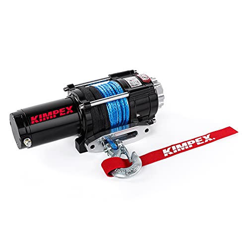 Winche eléctrico Kimpex 2500 lbs con cuerda sintética miniatura 3