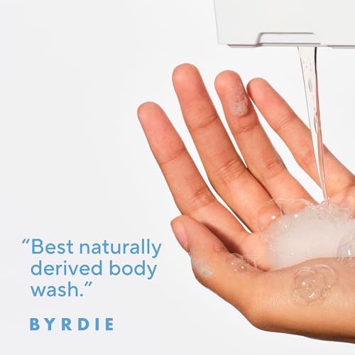 Image of Native Body Wash Contains Naturally Derived Ingredients | For Women & Men, Sulfate, Paraben, & Dye Free Leaving Skin Soft and Hydrated |Powder & Cotton 18 oz