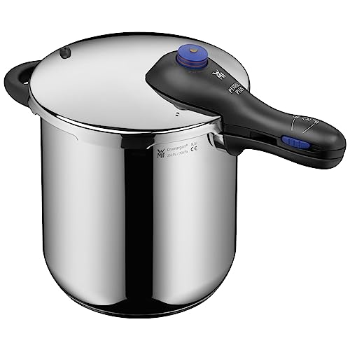 WMF Perfect Plus One Pot - Pentola a pressione a induzione, 8,5 l, con protezione della fiamma, grande segnale di cottura, 2 livelli di cottura, manico con coperchio rimovibile, regolatore di livello - immagine 4