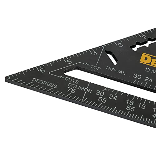 Image of DEWALT DWHT46031-0 Premium Rafter Square, 7 Inch (177 mm)