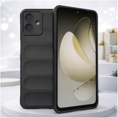 Image of Amazon Basics Mobile Cover for Samsung Galaxy A07 | Full Camera Protection | Liquid Silicon Case | Flexible Bumper Case for Samsung Galaxy A07 4G /5G /F07 4G /M07 4G /M17e 5G /F70e 5G (Black)