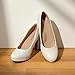 Imagen de DREAM PAIRS Zapatos de Tacón Alto Vestir de Salón Cómodos para Mujer Clásicos para con Plataformas de 1cm para Trabajo Fiesta