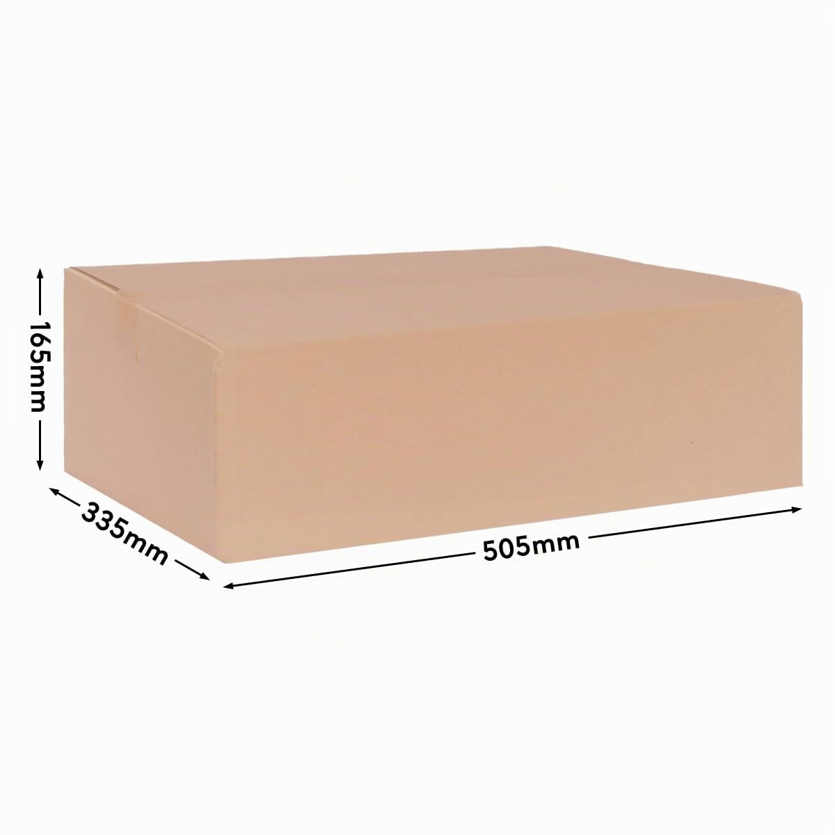 verpacking cartons 50 x 33 x 17,5 cm marron KK-99 à simple cannelure – boite postale carton pour marchandises de taille moyenne (50 pièces)