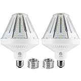 1200W Equivalent Led Corn light bulb,18000 Lumen LED Corn Bulbs 120W 5000K Daylight White Lamp,E26/E39 Medium Mogul Base,2-Pack Large Area Lights For Outdoor Indoor Garage Warehouse Factory Workshop