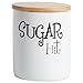 DII Kitchen Accessories Retro Collection, Ceramics, Canister Set, White, 3 Piece