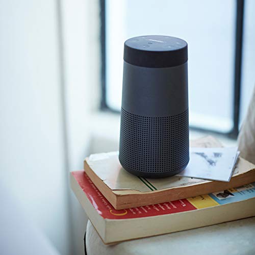 Bose The SoundLink Revolve, The Portable Bluetooth Speaker with 360 Wireless Surround Sound, Triple Black