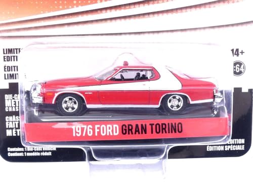 Greenlight Collettibili - For Gran Torino Crashed Versione Starsky & Hutch - 1976-1/64